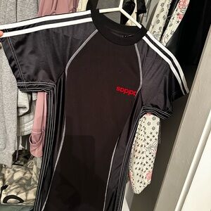 Alexander Wang x Adidas Collab Black T-Shirt Dress